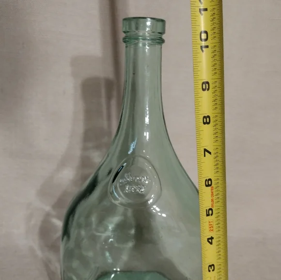 VTG Paul Masson Aqua Green Glass Bottle Embossed Since 1852 - Picture 6 of 9